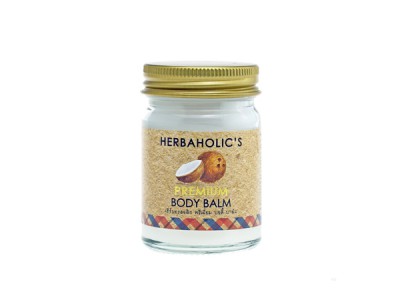 HERBAHOLIC Premium Body Balm #  Coconut